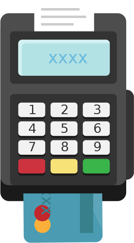 16 card machine terminals